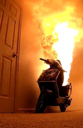 Lithium Battery Fire