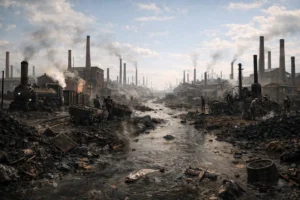 The Industrial Revolution and the pollution it created.